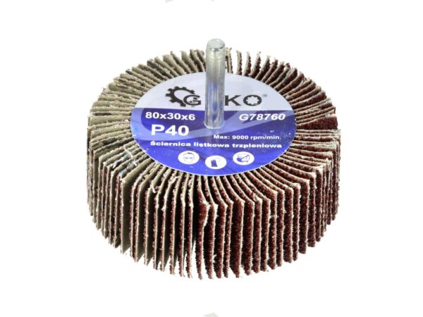 Csapos lamellás csiszoló 80x30X6 P40