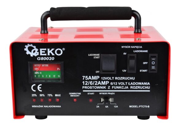 Akkumulátortöltő 75A 6/12V