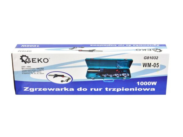 Műanyagcső hegesztő gép 20-32mm 0-300°C 1000W - Image 7