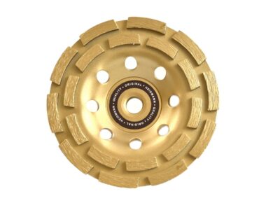 HeidmannPremium gyémántcsiszoló korong, 125mm M14, kétsoros, használható: beton, gránit, kő, tégla