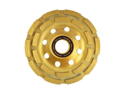 Heidmann Premium gyémántcsiszoló korong, 125x22.2 mm, kétsoros, használható: beton, gránit, kő, tégl