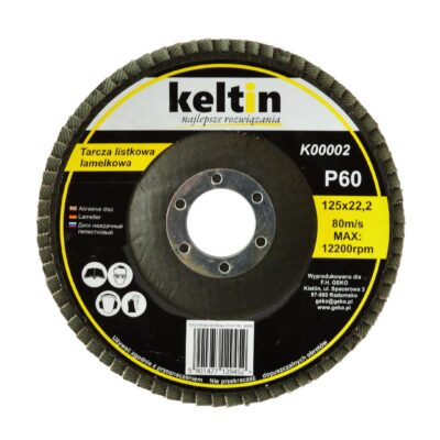 Lamellás csiszolókorong 125mm P60(10/200)