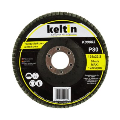Lamellás csiszolókorong 125mm P80(10/200)