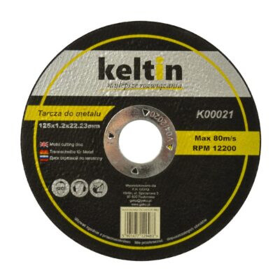 Vágókorong fémhez 125x1.2mm KELTIN (10/100/400