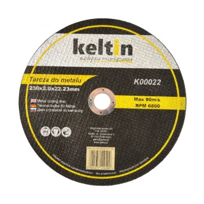 Vágókorong fémhez 230x2.0mm KELTIN (10/50/100)