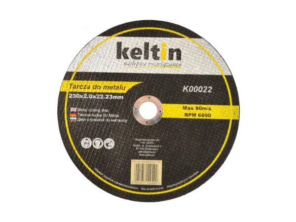 Vágókorong fémhez 230x2.0mm KELTIN (10/50/100)