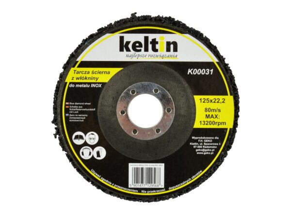 Nem szőtt csiszolótárcsa 125mm fém INOX-hoz (5/100)