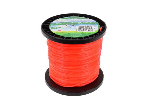 Damil szegélynyíró géphez kerek 2.4mmx1LB piros