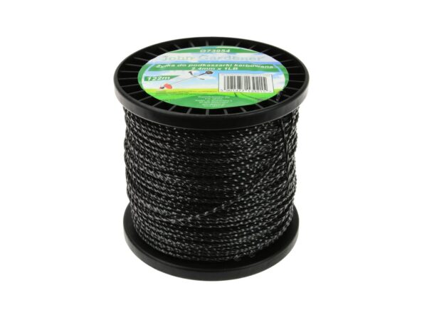Damil szegélynyíró géphez hullámos 2.4mmx1LB fekete