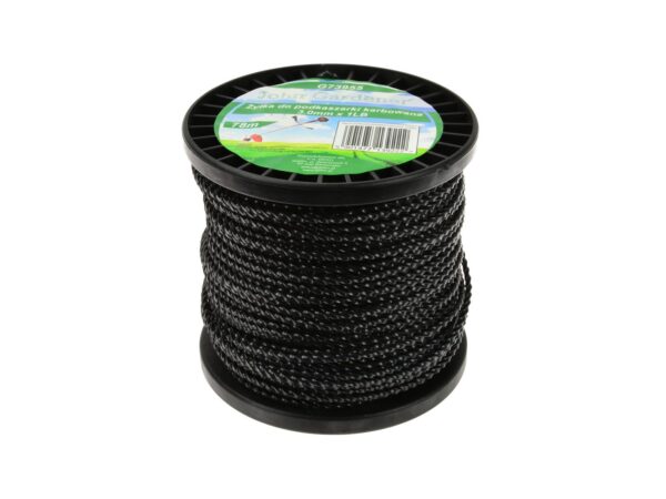 Damil szegélynyíró géphez hullámos 3.0mmx1LB fekete