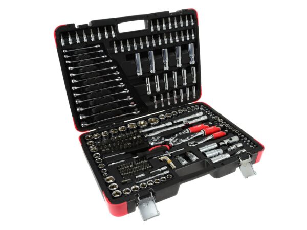 Professzionális 216el foglalatkulcs készlet. 1/4 "3/8" 1/2 "25GW
