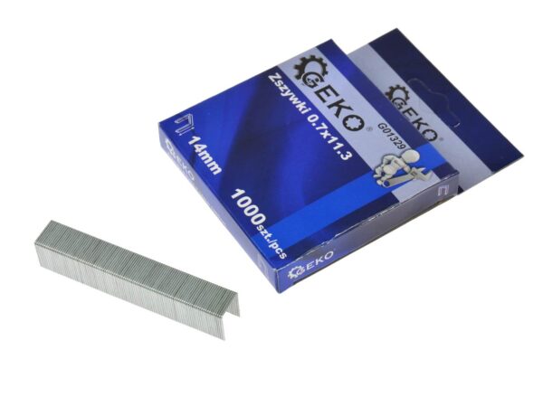 Tűzőgépkapocs 0.7 x 11.3mm 14mm 1000 db
