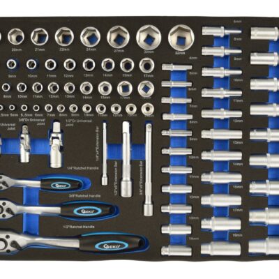 Dugókulcs készlet 1/4 "-1/2" 80db-os