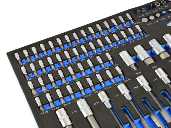 Dugókulcs készlet és Torx bitek 102db-os CRV - Image 2
