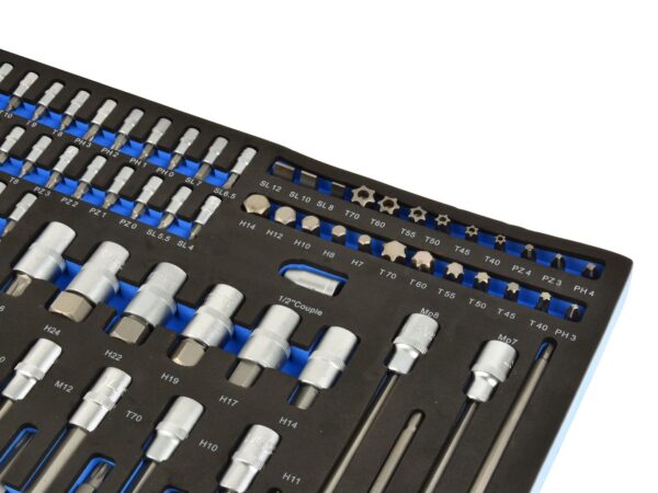 Dugókulcs készlet és Torx bitek 102db-os CRV - Image 5