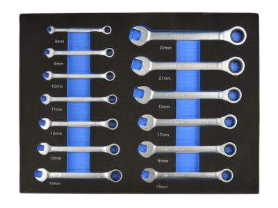 Racsnis kulcskészlet 8-22mm 13db-os