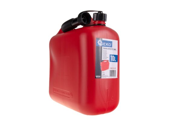 Benzineskanna műanyag + tölcsér 10L - Image 2