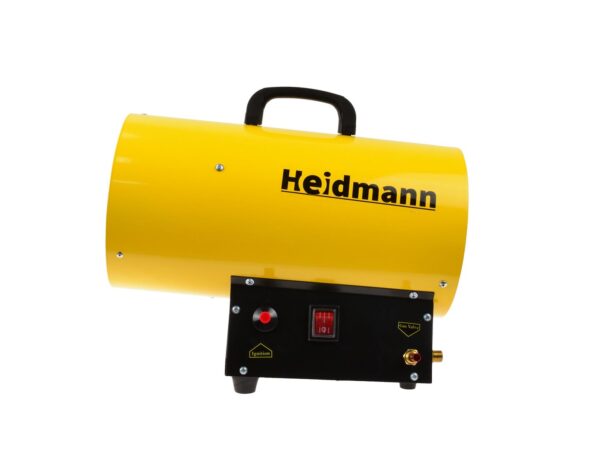 PB-gázos hőlégfúvó ventillátoros, 20kW tömlővel és gázreduktorral - Image 2