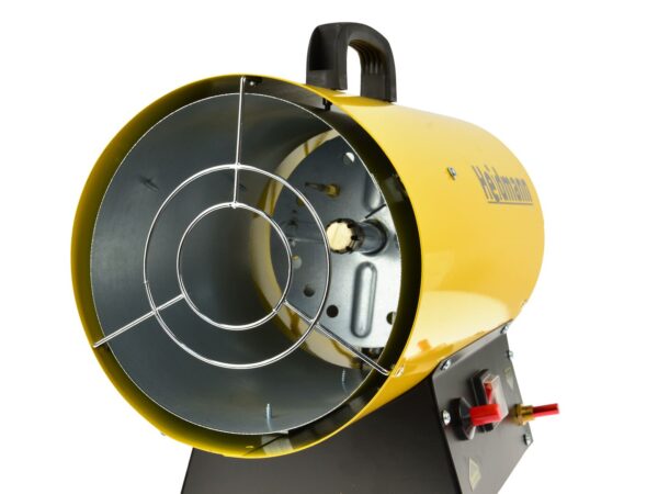 PB-gázos hőlégfúvó ventillátoros, 20kW tömlővel és gázreduktorral - Image 3