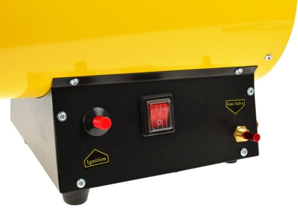 PB-gázos hőlégfúvó ventillátoros, 20kW tömlővel és gázreduktorral - Image 4