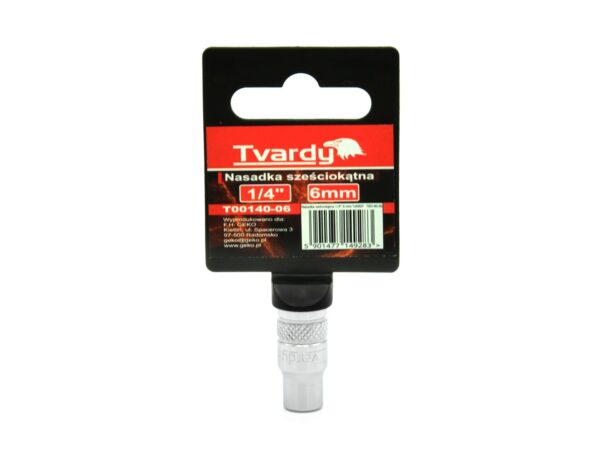 Dugókulcsfej hatszögletű 1/4" 6 mm TVARDY - Image 2