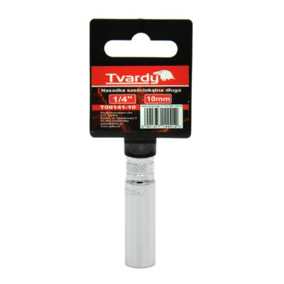 Dugókulcsfej hatszögletű, hosszított 1/4" 10 mm TVARDY