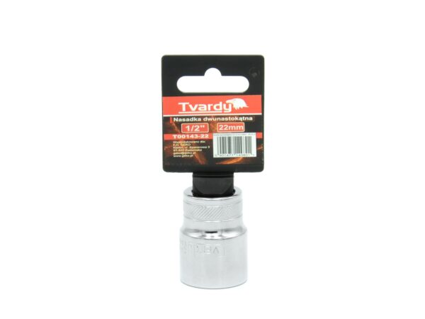 Dugókulcsfej 12 szögű 1/2" 22 mm TVARDY - Image 2