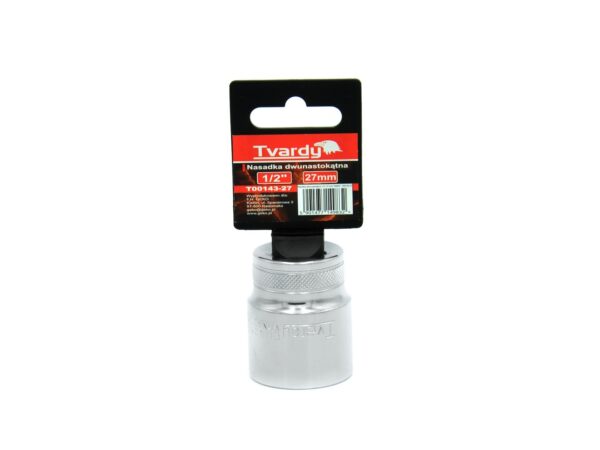 Dugókulcsfej 12 szögű 1/2" 27 mm TVARDY - Image 2