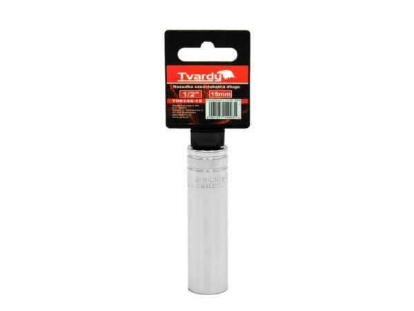 Dugókulcsfej hatszögletű, hosszított 1/2" 15 mm TVARDY - Image 2