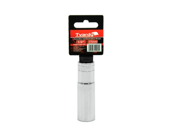 Dugókulcsfej hatszögletű, hosszított 1/2" 17 mm TVARDY - Image 2