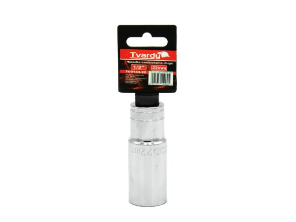 Dugókulcsfej hatszögletű, hosszított 1/2" 22 mm TVARDY - Image 2