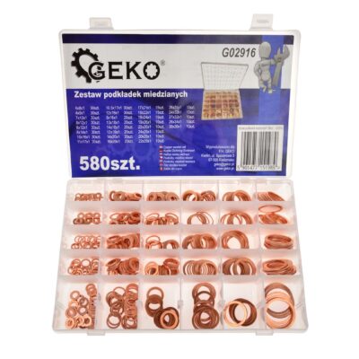 Réz alátét készlet 580 db