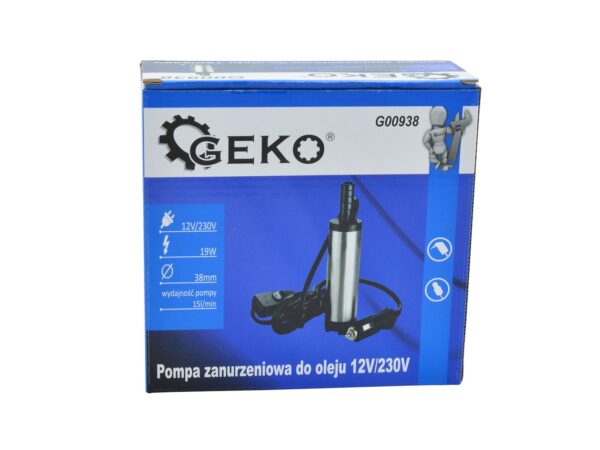 Merülő szivattyú olajhoz 12V / 230V 38mm - Image 7