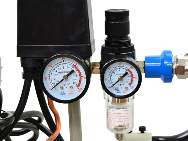 Tömör kompresszor 100L 230V - Könnyű 4,1LE 320L/min - Image 6