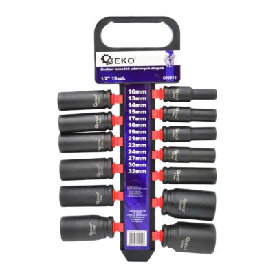 Ütődugó-készlet 1/2 "hosszú 13darabos