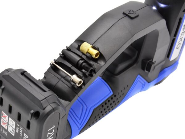 Vezeték nélküli kompresszor 12 V-os LCD 150PSI - Image 12