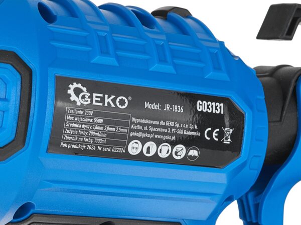 Kézi elektromos festékszóró pisztoly 230V 400W 800ml - Image 10