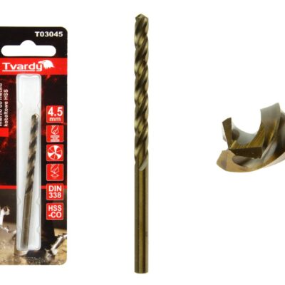Fúrószár fémhez HSS M35 kobaltos 4.5mm