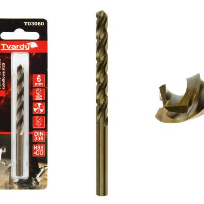 Fúrószár fémhez HSS M35 kobaltos 6mm