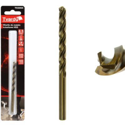 Fúrószár fémhez HSS M35 kobaltos 6.5mm