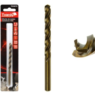 Fúrószár fémhez HSS M35 kobaltos 7.5mm