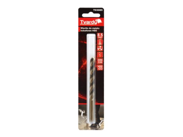 Fúrószár fémhez HSS M35 kobaltos 8.5mm - Image 4