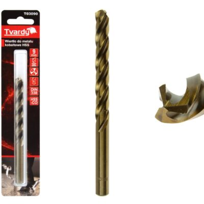 Fúrószár fémhez HSS M35 kobaltos 9mm