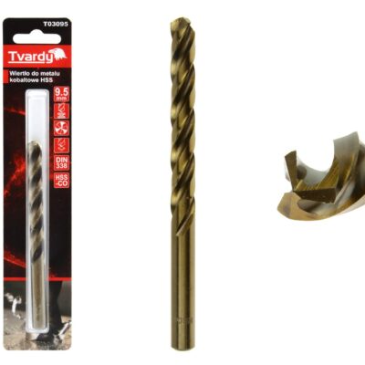 Fúrószár fémhez HSS M35 kobaltos 9.5mm
