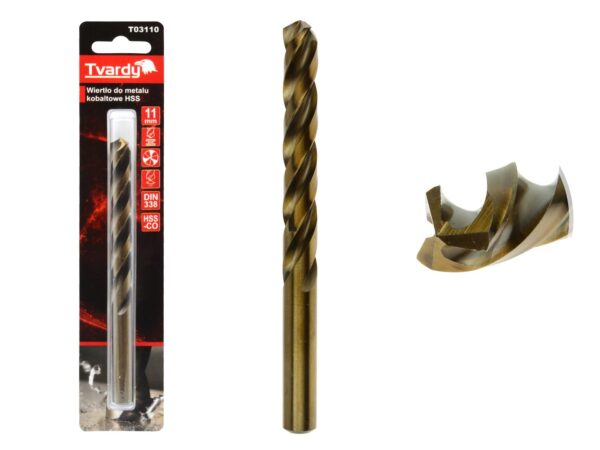 Fúrószár fémhez HSS M35 kobaltos 11mm