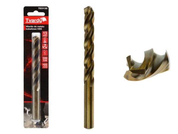 Fúrószár fémhez HSS M35 kobaltos 13mm