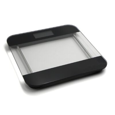 Fürdőszobai mérleg üveg, LCD 180kg 28x28cm