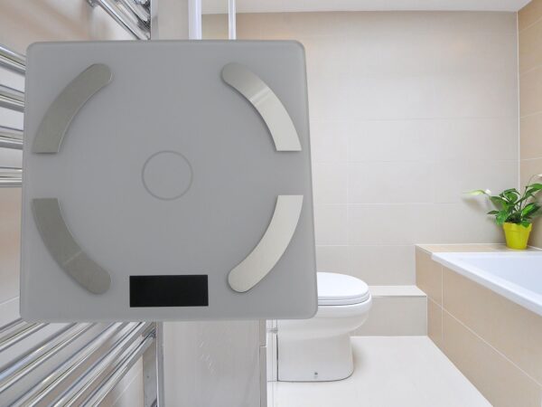 Diagnosztikai fürdőszobai mérleg üveg, bluetooth - Image 4