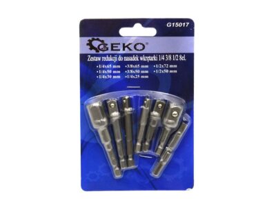 Bitfej adapterek 1/4, 3/8, 1/2, 8 részes