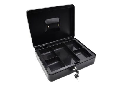 Fém pénzkazetta 300x240x90mm kulccsal